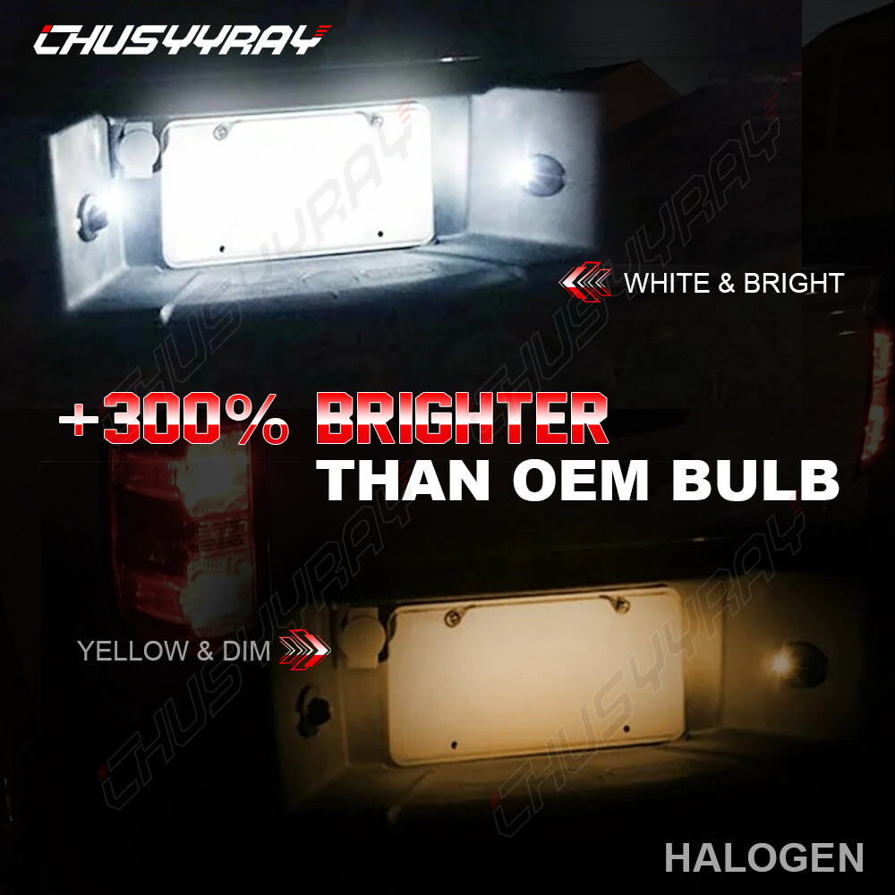 Ford Ranger License Plate LED License Plate Light Housing For Ford Ranger, Bronco, Explorer (1983-2011) - SMD, Black, Plug & Play Tag Lights For License Plate - Foto 11