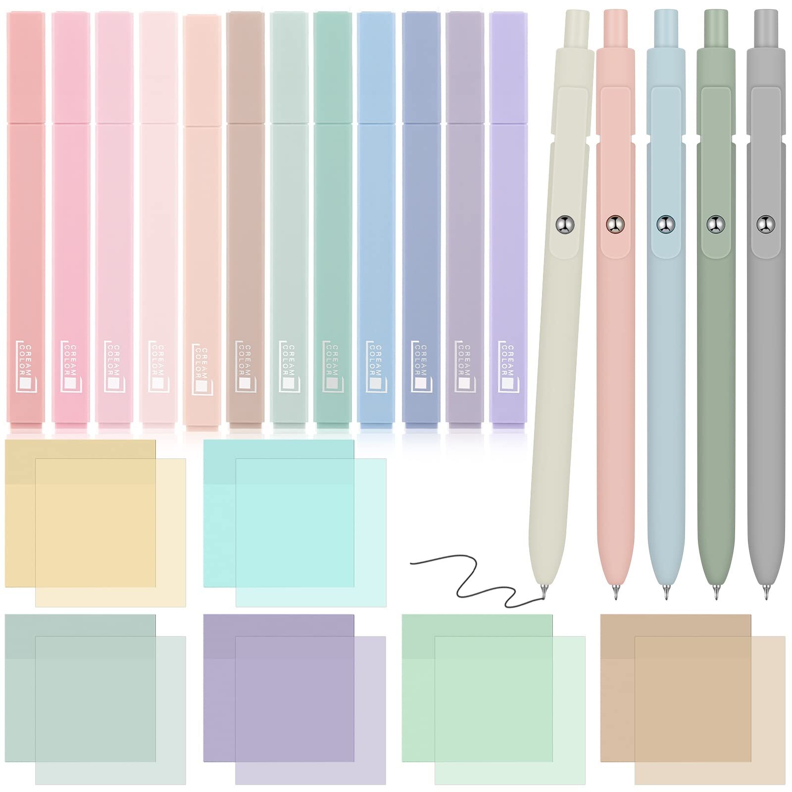 23 Pcs Bible Highlighters No Bleed School Supplies Include 12 Aesthetic Bible...