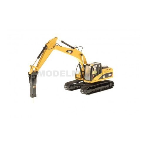 DIECAST MASTERS 85280C Cat 320D L Excavator w/ Hammer 1:50