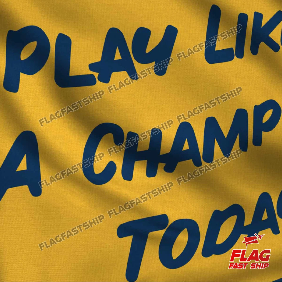 Нотр-Дам 3 X 5 флаг баннер борьбы ирландский играть как чемпион сегодня Бесплатная доставка - Изображение 4 из 4