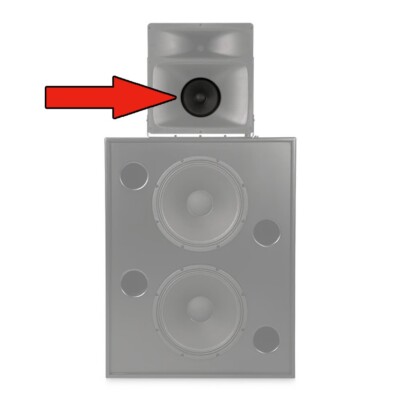 Factory Replacement 6.5'' Mid Range Speaker Driver *Only* for QSC Q-SYS SRC2150