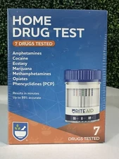 Rite Aid Home Drug Test, 7 Drugs Tested, ONE TEST, 03/25/2025