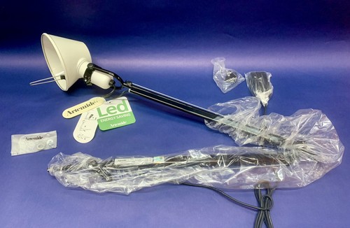 ARTEMIDE Tolomeo Mini Table Black Body White Head LED w/ Bulb