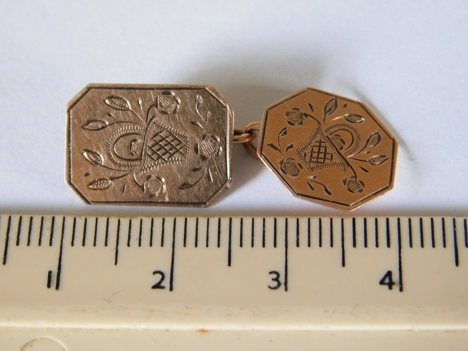 ANTIQUE 9ct GOLD CUFFLINKS eBay