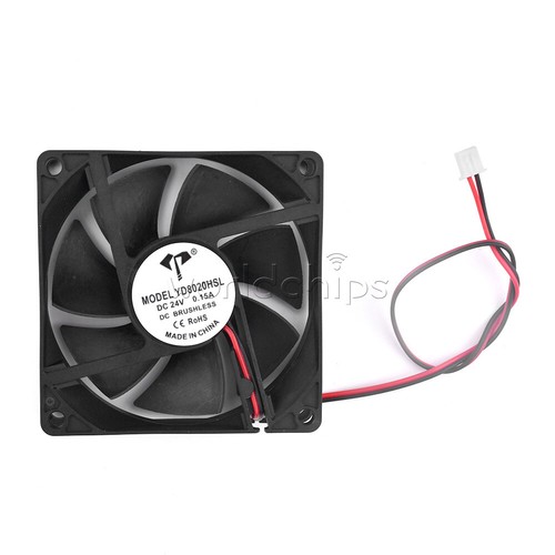8010/8015/8020/8025 DC5/12/24V 2Wires 8CM Cooling Fan USB Computer Case Cooler - 第 21/24 張圖片