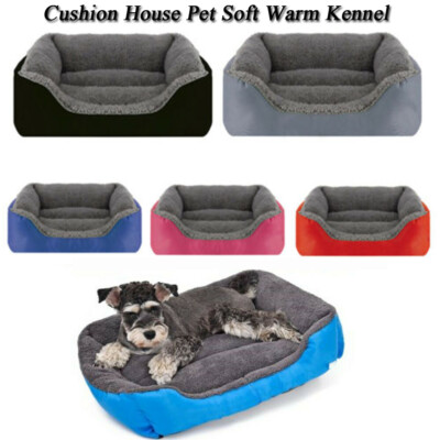 Flauschig Zwinger Haustier Hund Katze Bett Welpe Hundebett Nest Weiches  Waschbar | eBay.de