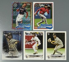 5 Topps CJ Abrams: 2022 Update Base, Debut, Stars MLB; 2024 Series 2 1989 Mojo