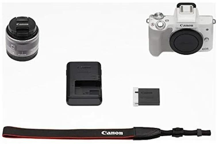 CANON EOS Kiss M Mirrorless Camera EF-M15-45 IS STM Lens Kit CANON EOS Kiss M Mirrorless Camera EF-M15-45 IS STM Lens Kit