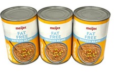 Meijer Fat Free Refried Beans 15 oz 3 Pack 
