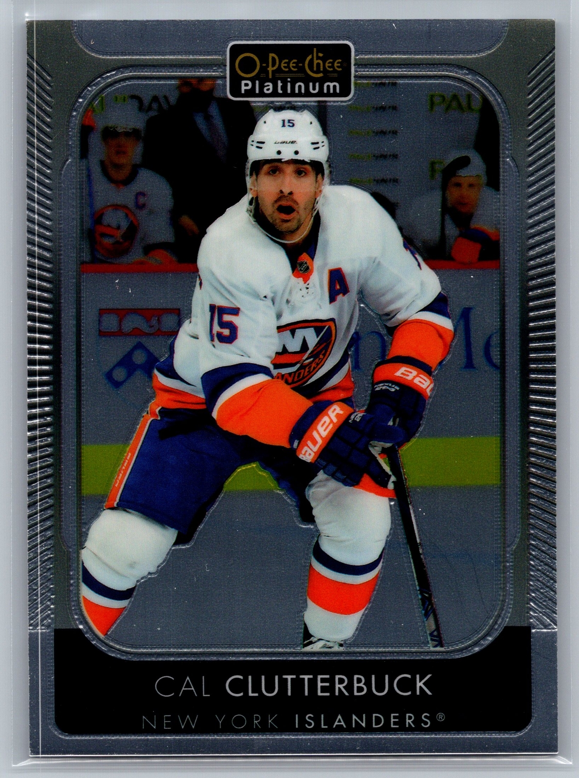2021-22 O-Pee-Chee Platinum #95 Cal Clutterbuck New York Islanders
