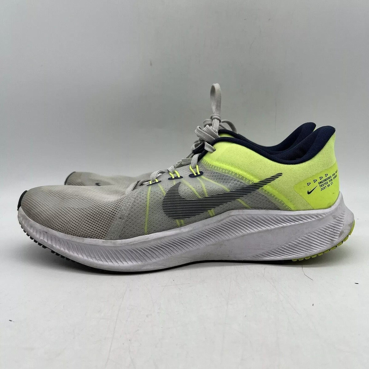 New Mens Size 14 White Navy Nike Quest 4 Running Shoes DA1105 003 Nike Quest 4  main image 4