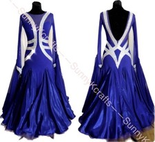 jz Handmade Dance Dress/Standard Ballroom Competition Dress Modern Waltz Tango