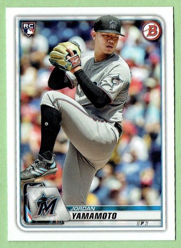 JORDAN YAMAMOTO Marlins ~ 2020 Bowman ROOKIE ~ FREE SHIPPING