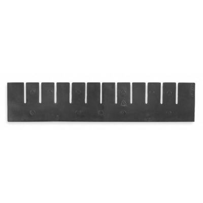 Akro-Mils 41224 Plastic Divider, Black, 6 Pk