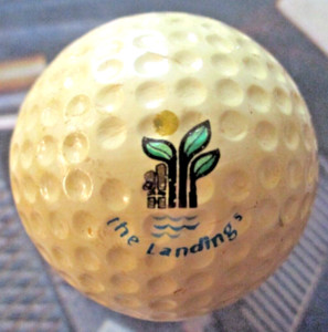 vtg - PGA Golf Bag Tag - THE LANDINGS GOLF CLUB gc - Clearwater FL - Hogan