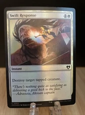 MTG Swift Response FOIL #064 Commander Masters Common CMM NM/M