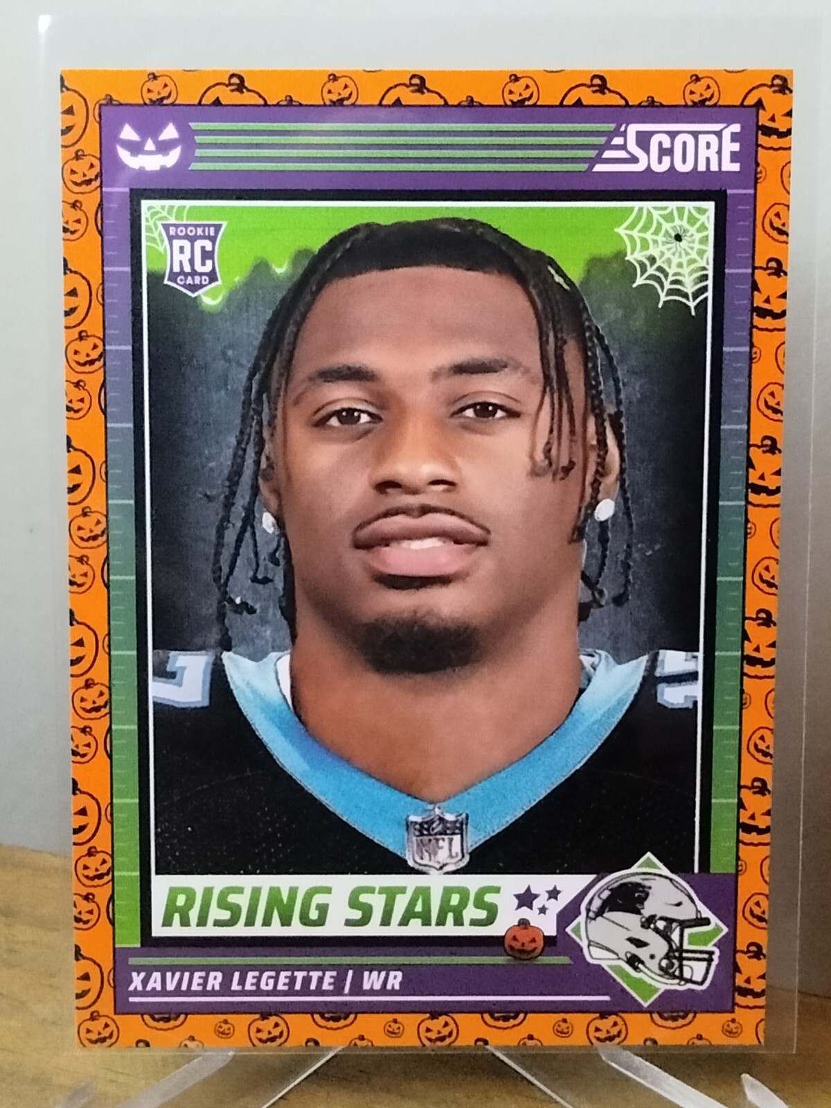 XAVIER LEGETTE 2024 Panini Score A Treat Rising Stars Orange RC #49 Carolina WR