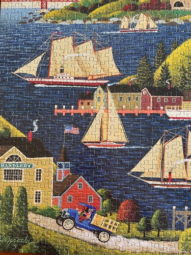 Jigsaw Puzzle Heronim 1000 Hometown Collection Sausalito Waterfront Exc E1 - Picture 7 of 9