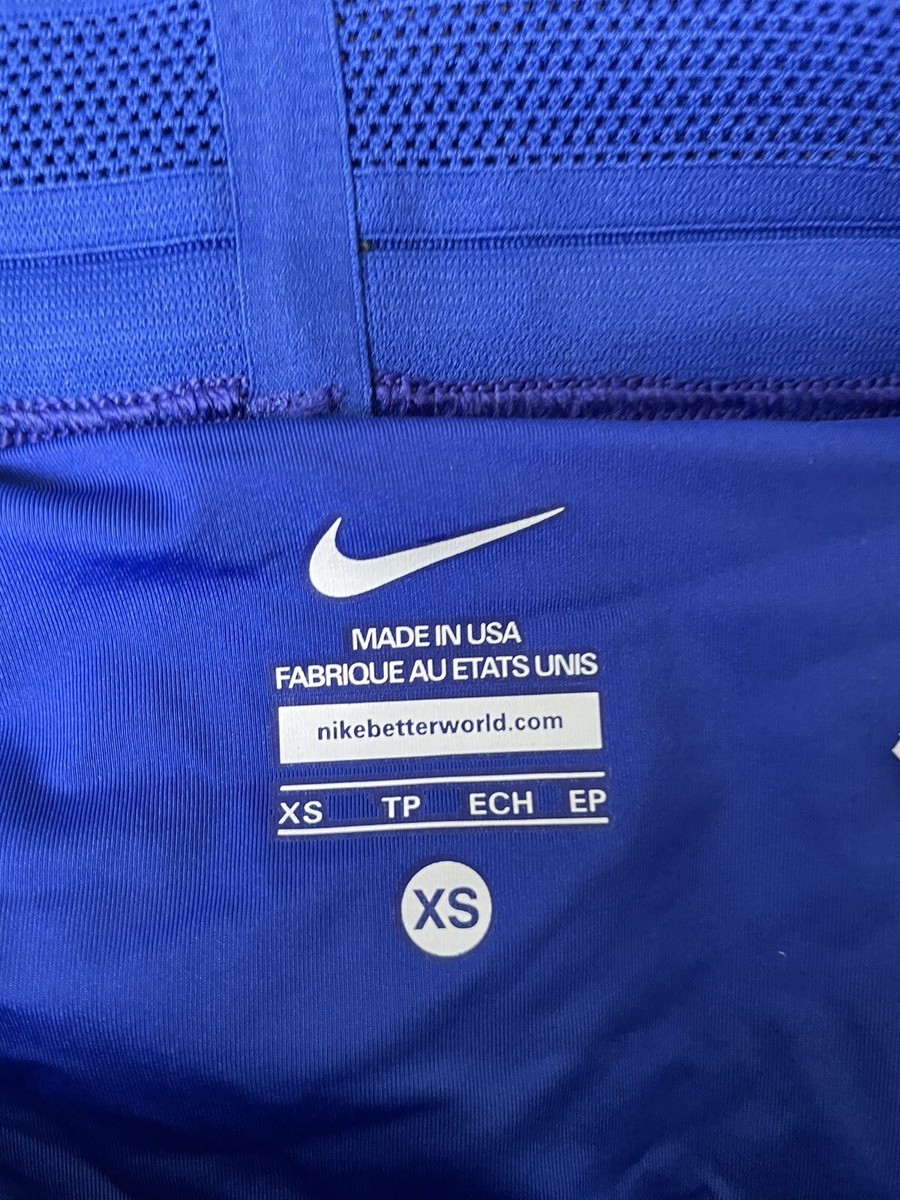 NEW Sz XS Women's Nike Pro Elite 2” 2-in-1 USA Blue Brief Shorts
