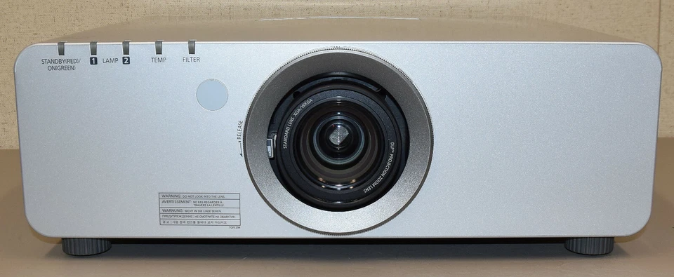 Panasonic PT-D6000 PT-D6000US 6500 Lumen Projector Standard Lens 1087 Hours Used - Image 3 of 4