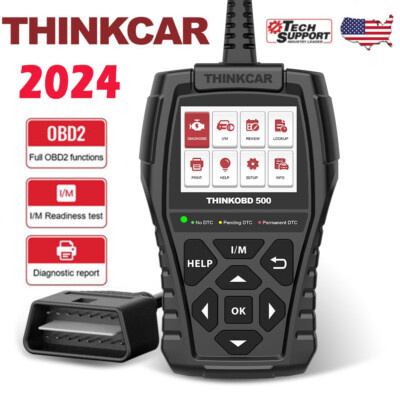 THINKOBD500 OBD2 OBDII Fault Code Reader Engine Diagnostic Scanner Reset Tool US