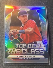 KEONI CAVACO - 2020 Prizm Baseball - TOP OF THE CLASS Silver Holo Prizm - TOC-13