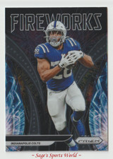 2021 Panini Prizm Football Fireworks #3 Jonathan Taylor - Indianapolis Colts