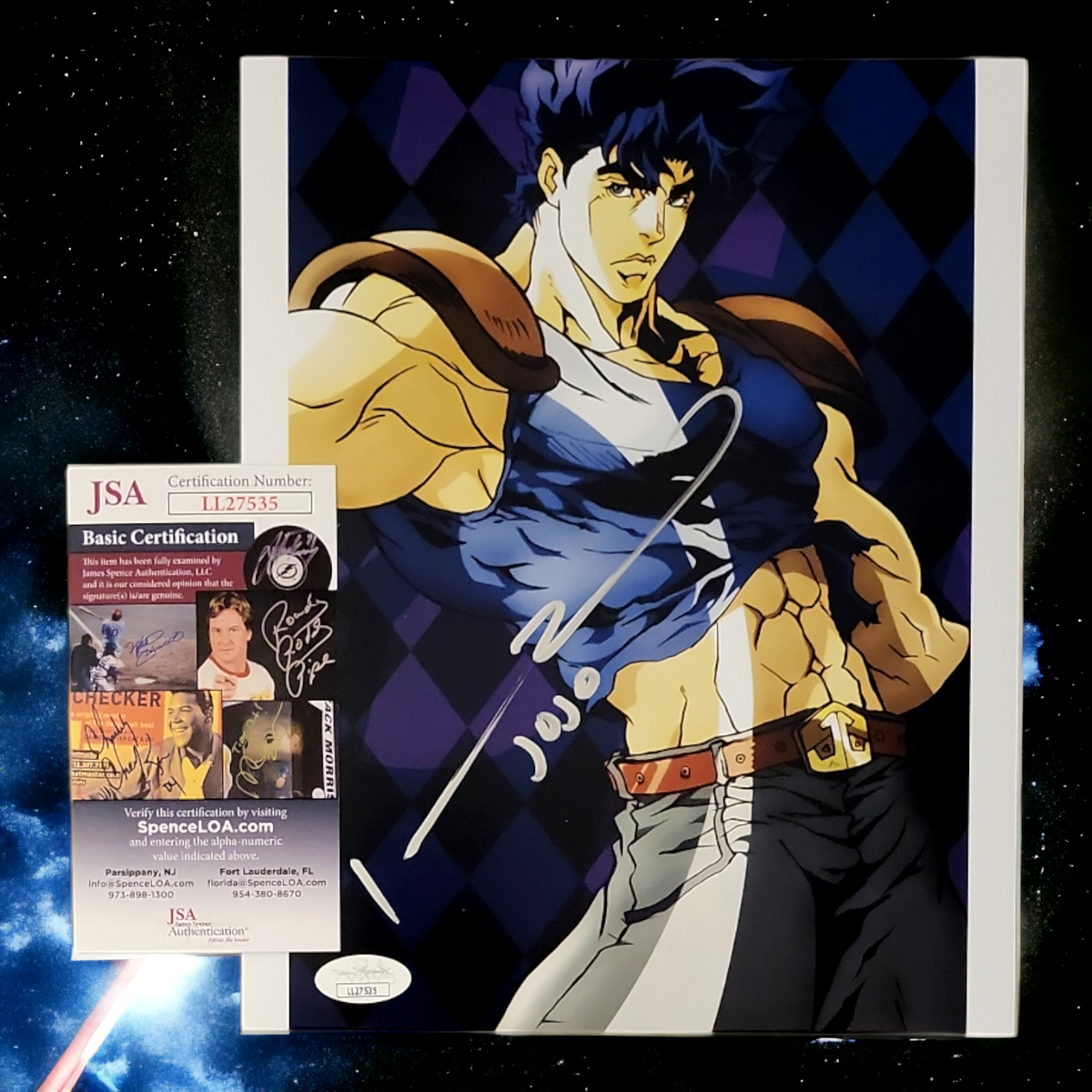 Johnny Yong Bosch Signed Photo Joestar Jojo's Bizarre Adventure Anime JSA  COA 35
