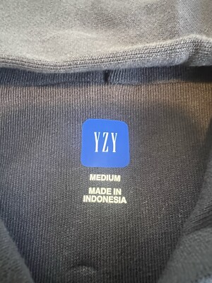 YZY Yeezy Gap Balenciaga Zip Up Hoodie Unreleased 2024 Navy Size M