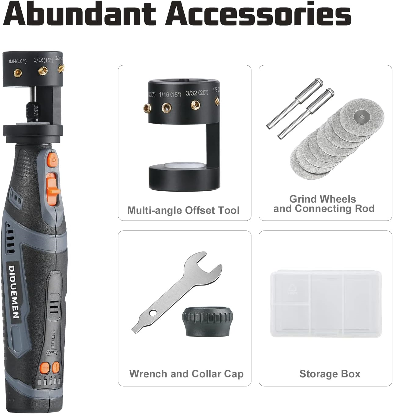 DIDUEMEN 8V Handheld Without Debugging Tungsten Electrode Sharpener TIG