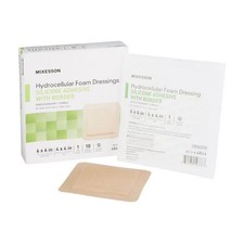 Foam Dressing 6 X 6 Inch With Border Film Backing Silic