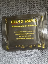 Image of Celox Rapid Haemostatic Z-Fold Gauze 3in X 5ft