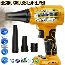 Cordless Blower Electric Turbo Handheld Blower Jet Fan For Dewalt 20 V Battery