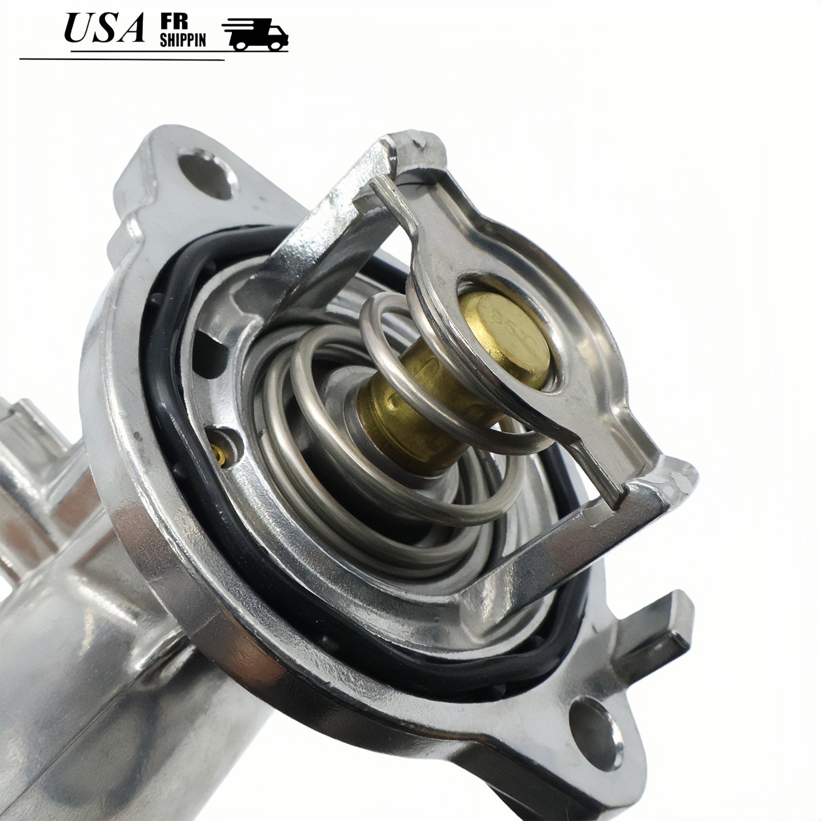 Water Pump w/ Thermostat Fit Maserati Ghibli Levante Quattroporte 3.0T V6 Engine