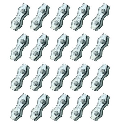 M5 Poly Rope Connectors, Wires Splicer Galvanized Steel Connectors for Electr