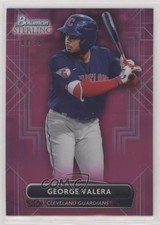 2022 Bowman Sterling Prospects Magenta Refractor 7/75 George Valera #BSP-99 0fz3