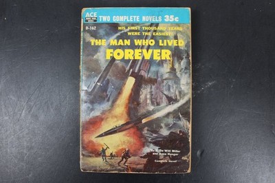 Man Who Lived Forever / Mars Monopoly Miller Sohl 1956 Ace Double Sci-Fi PB