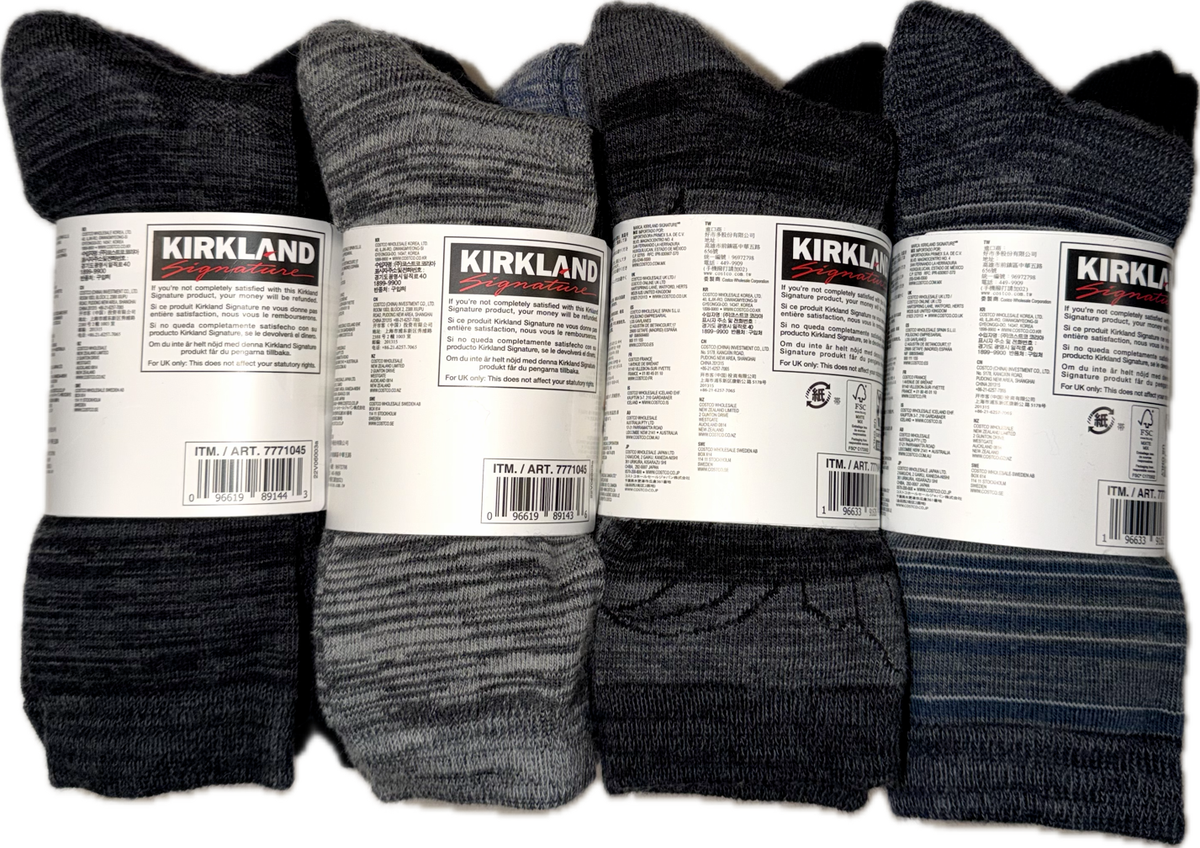 4 Pairs Kirkland Signature Women Ladies Extra Fine Merino Wool