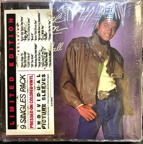 MICHAEL JACKSON – 9 Singles Pack (Colored Vinyl, UK Import, Wrapped) MJ9-04443