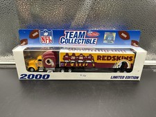 2000 Washington Redskins NFL Team Collectible Tractor-Trailer- White Rose