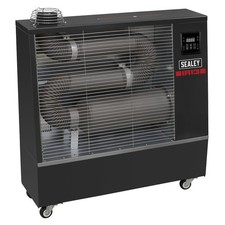 Sealey IR13 Industrial Infrared Diesel Heater 13kW Wheels Warehouse Garage