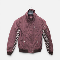 Khujo Damen ÜBergangsjacke Leichte Jacke Modell: Maroka Burgund S