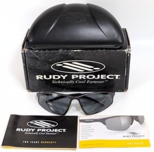 Rudy Project Sunglasses SKY    Black Gloss Frame Smoke Lens With Case Italy