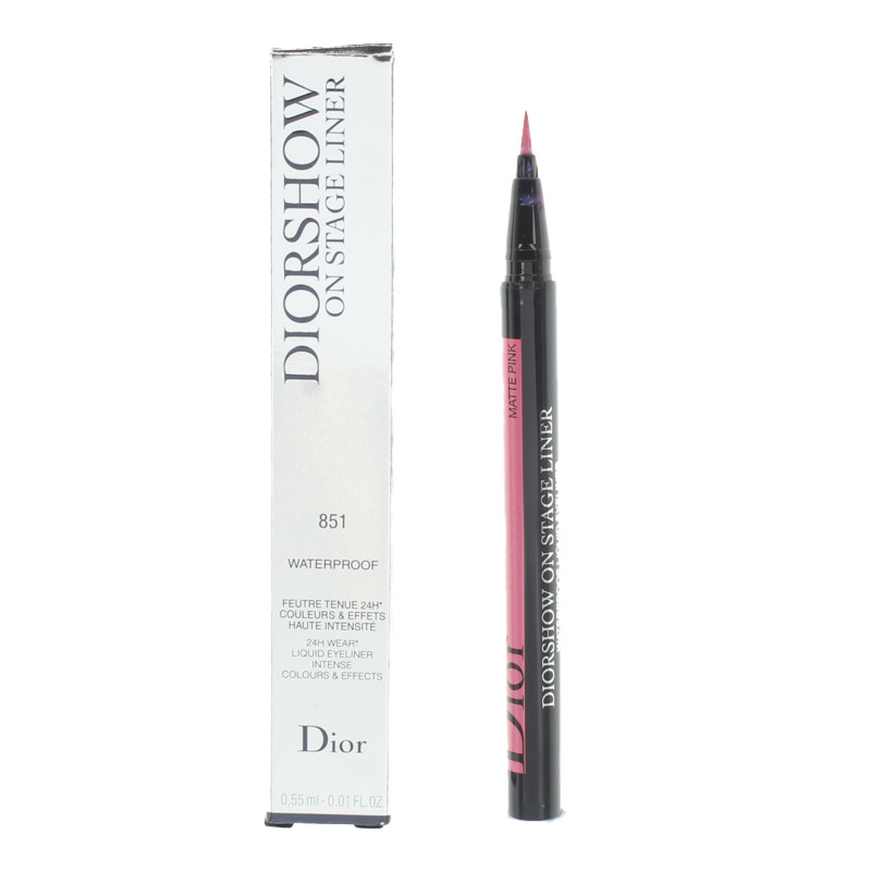 Dior Diorshow Pink Eyeliner On Stage Eye Liner Pen Waterproof 851 Matte Pink