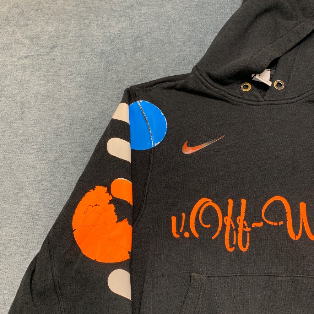 Nike Lab X OFF-WHITE Mercurial NRG Hoodie Mens Small Black Knit