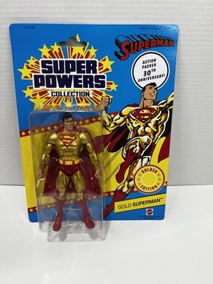 Mattel Gold Superman Super Powers Collection Action Figure Brand New
