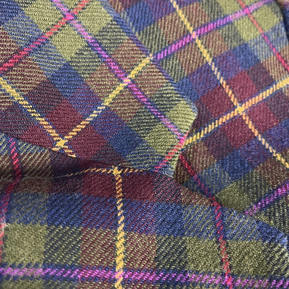 PENDLETON RN29685 Veste Sur Mesure En Laine Taille 10 Pourpre - Photo 4/4
