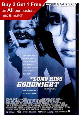 Der lange Kuss Gute Nacht 1996 Filmplakat A5 A4 A3 A2 A1