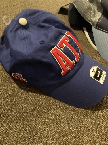Atlanta Braves Colección Cooperstown Unisex Sombrero Ajustable Nuevo Con Pegatinas - Imagen 2 de 5