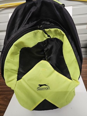 Neon Slazenger Tennis Double Racquet Racket Padded Bag Shoulder/Hand Strap